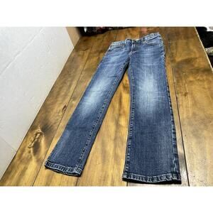 Wrangler Retro Slim Straight Youth Boys Jeans Adjustable Waist Denim 12R